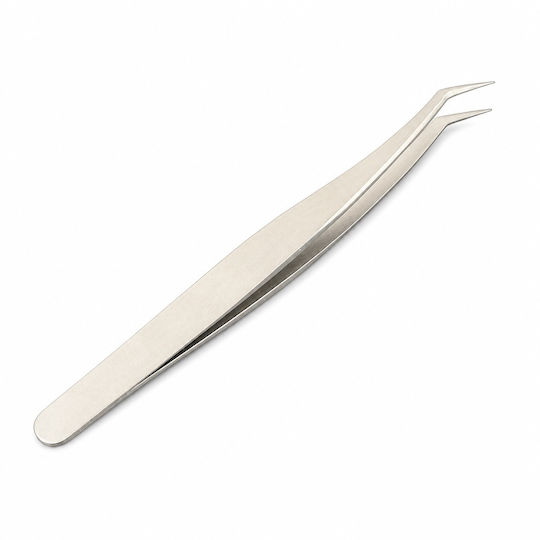 Dancing Swan A8 Professional Isolation Tweezers Eyelash Extensions – Precision Curved Tip