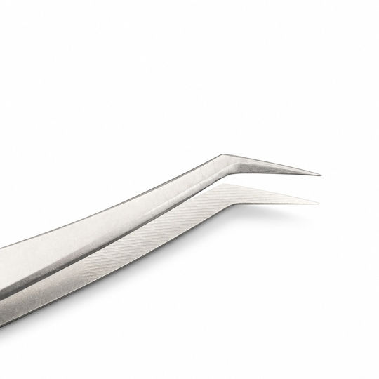 Dancing Swan A8 Professional Isolation Tweezers Eyelash Extensions – Precision Curved Tip