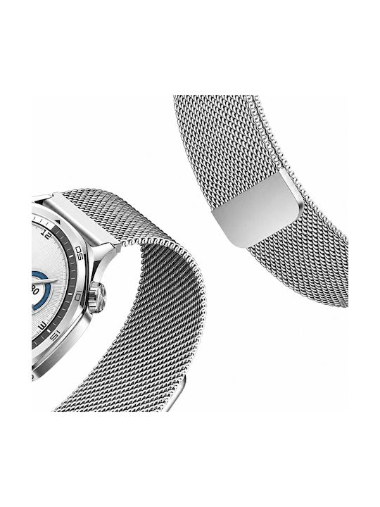 Hoco Stainless Steel Silver Strap (Samsung Huawei Xiaomi Vivo Oppo)