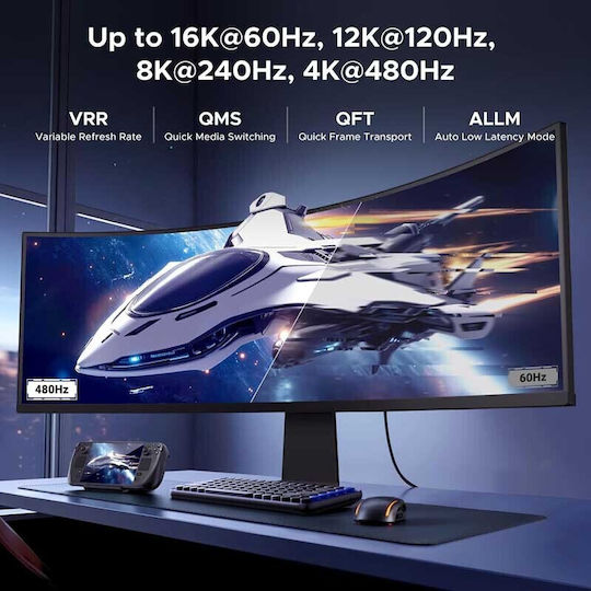 Ugreen HDMI-Kabel männlich - HDMI-Stecker männlich 2m Schwarzes