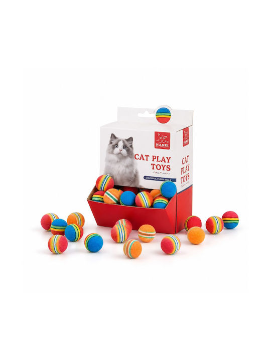 Set 60 Bile Dungi Pisici Multicolore