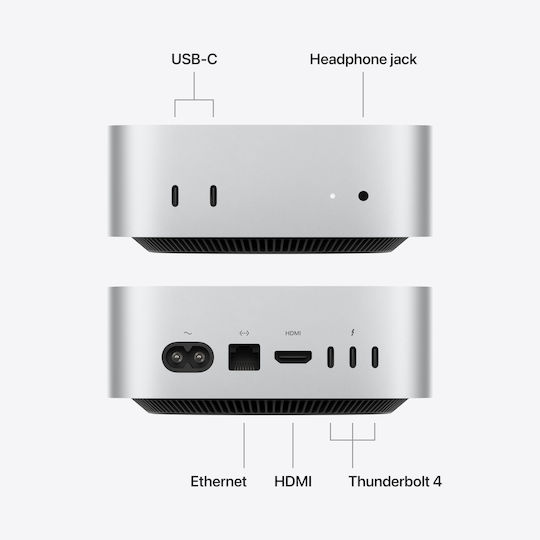 Apple Mac Mini 2026 (M6 12‑core/16GB/256GB SSD/MacOS) 12‑core GPU