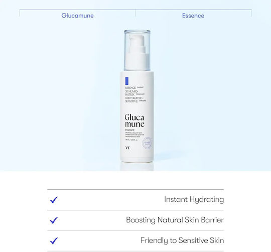 VT Cosmetics Glucamune Есенция Успокояваща И Хидратираща Есенция За Лице 100мл