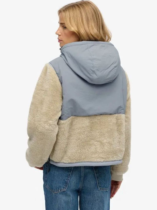 Superdry Super Μπουφάν Μπεζ
