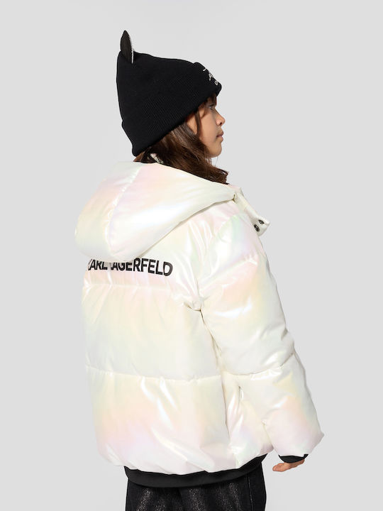 Kids Casual Short White Jacket