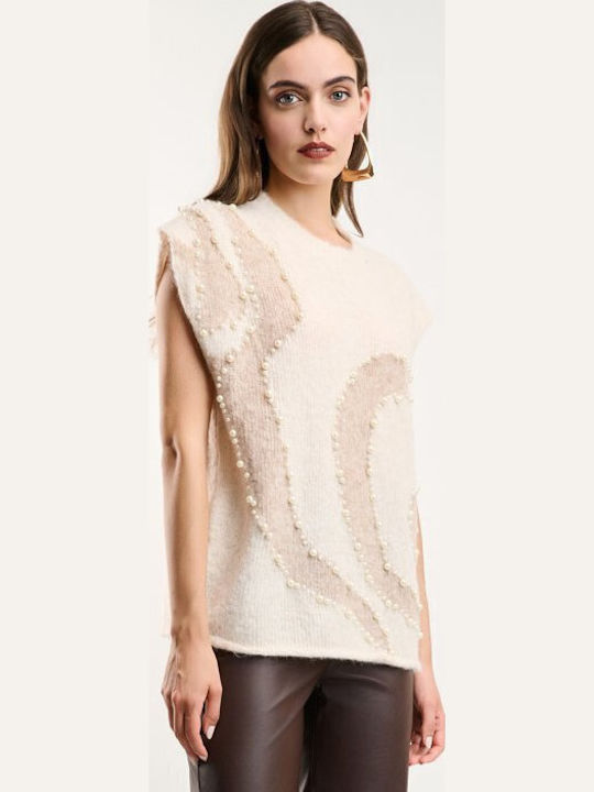 Women's Beige Vest