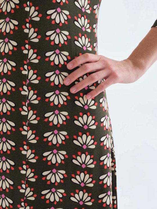 Summer Midi Dress Multicolour