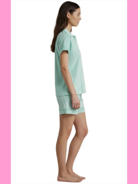 Noidinotte Summer Women's Pyjamas Set Green