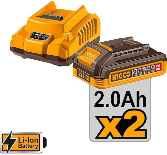 Ingco CDLI206686E Angle Battery Drill Driver Solo Brushless 20V
