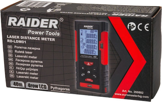 Raider Laser Entfernungsmesser 260802 Mit 40m Maximale Entfernung