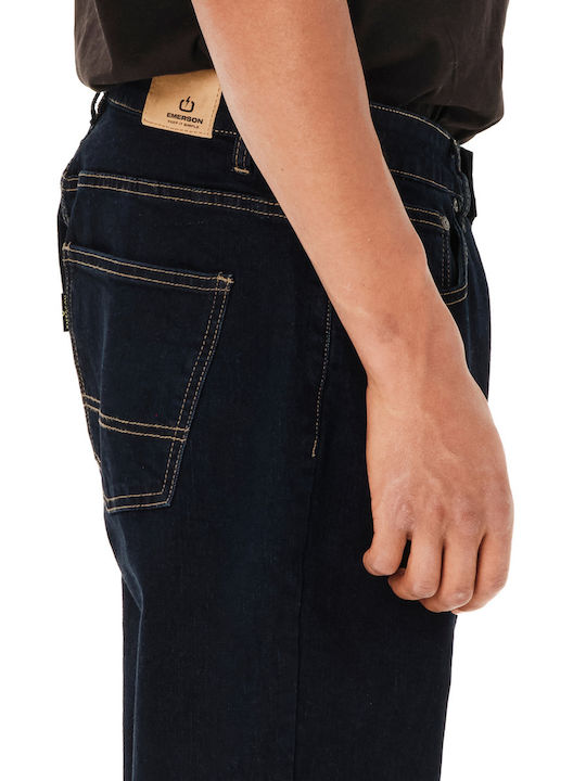 Ανδρικό Παντελόνι Τζιν Ελαστικό Slim Fit Μπλε