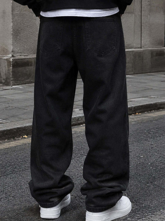 Men's Baggy Black Jeans Pants