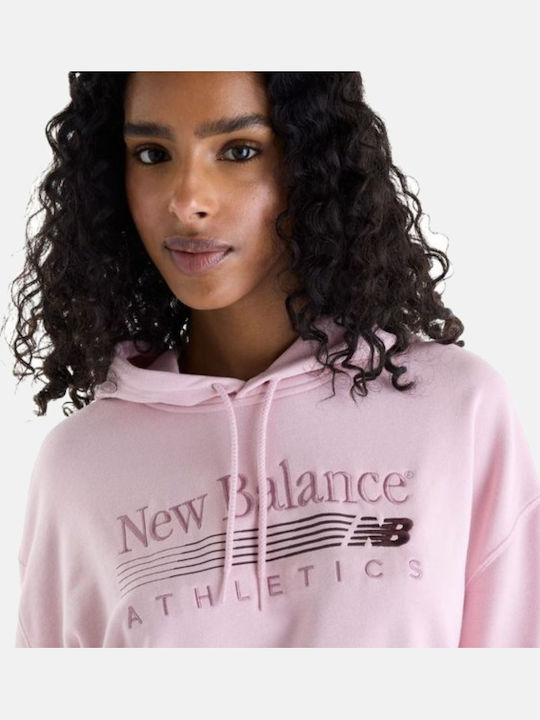 Long Women's Sweatshirt French Terry Pink