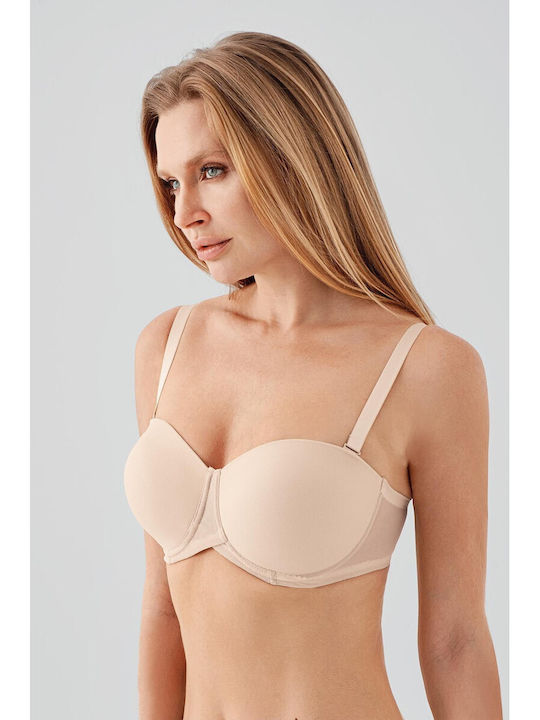 Beige Athletic Bra