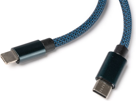 Usb Usb Zu Type-C / Lightning Kabel Blau IA1760S105
