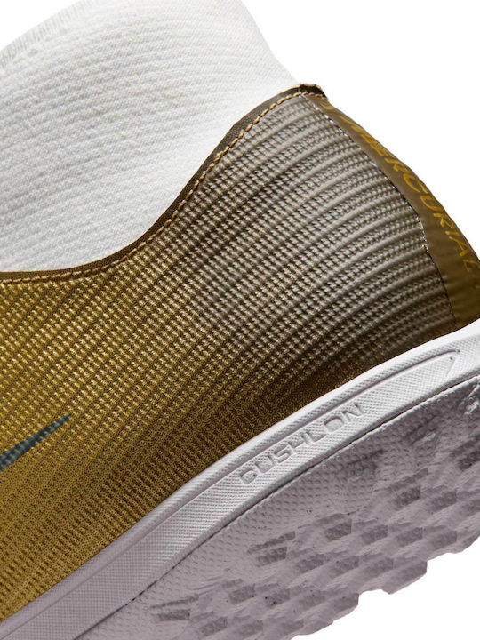 Nike Mercurial Superfly 11 Academy "Kylian Mbappé" TF Футболни Обувки с Гумена Подметка Златисти