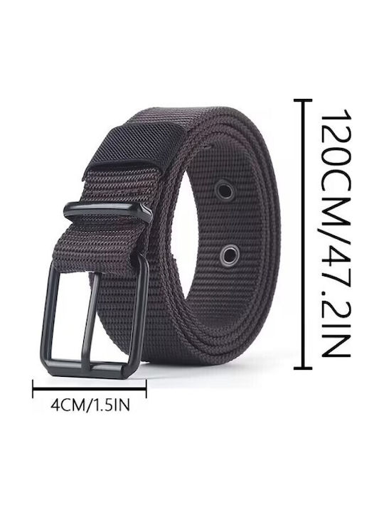 Breite Herren Gürtel Stoff Gestrickt Gürtel aus Gewebe Marineblau