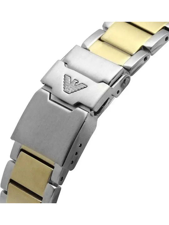Emporio Armani Men's Watch 42mm Battery Chronograph with Steel Bracelet