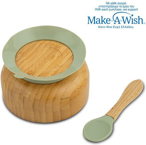 Nava Nava Baby- und Kinder-Essgeschirr aus Bamboo mit Rutschfester Basis 2er-Pack