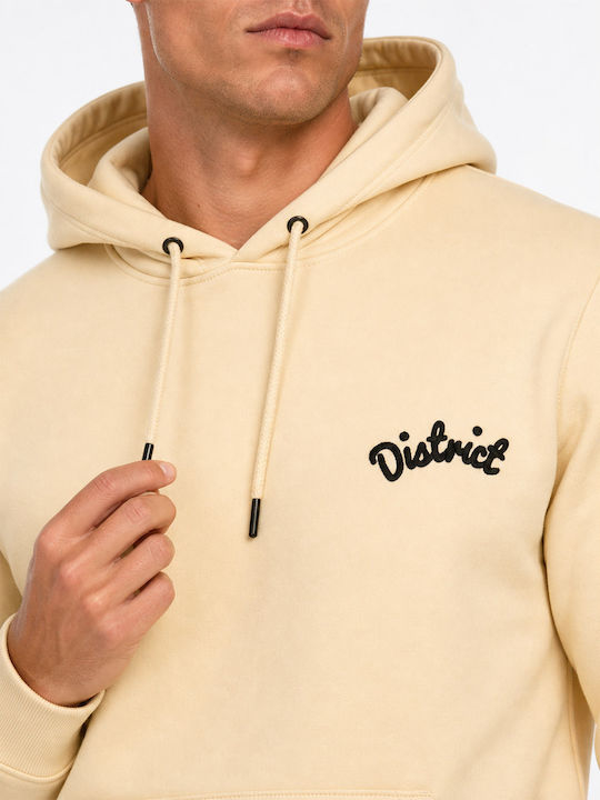 Sweatshirt Mit Kapuze In Creme