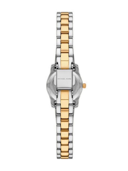 Michael Kors Lexington Womens Watch 19mm Battery with Stainless Steel Bracelet Silver/Gold