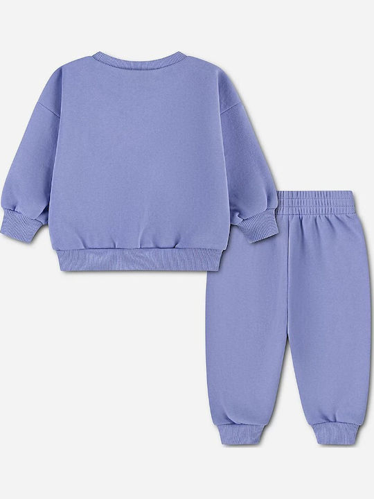Kinder Trainingsanzüge Crew Sweatpants Set Flieder