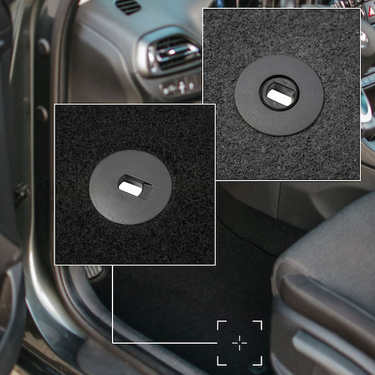 Basic Black Velour Mats Hyundai Ioniq 6 Sedan 2022