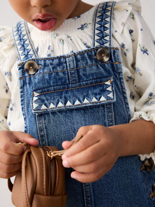 Kinder Röcke Latzhose Denim Blau