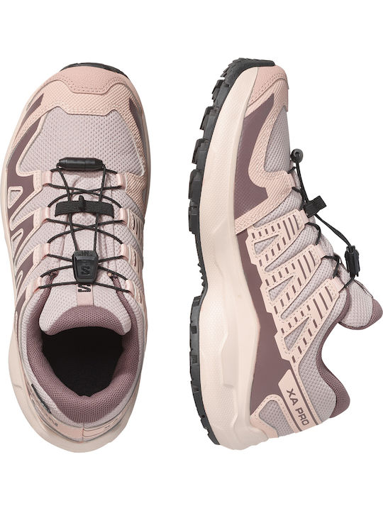 Salomon Kids Hiking Shoes Xa Pro Waterproof Pink Salomon Kids Hiking Shoes Xa Pro Waterproof Pink