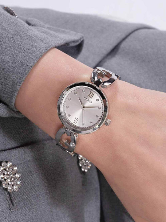 Guess Часовник от стомана Guess Часовник от стомана