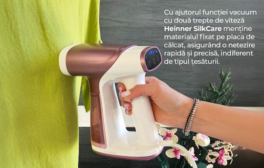 Heinner Hand Garment Steamer 1500W with 180ml Tank Purple