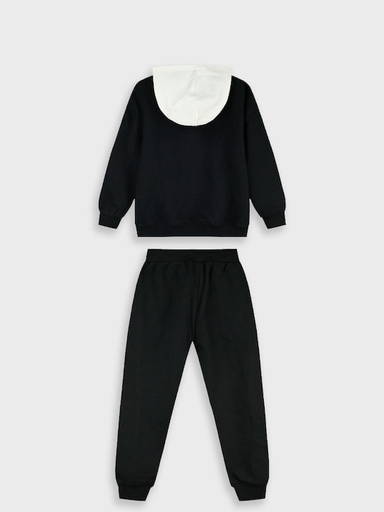 Energiers Kids Tracksuit Set With Top Black 2 Pieces