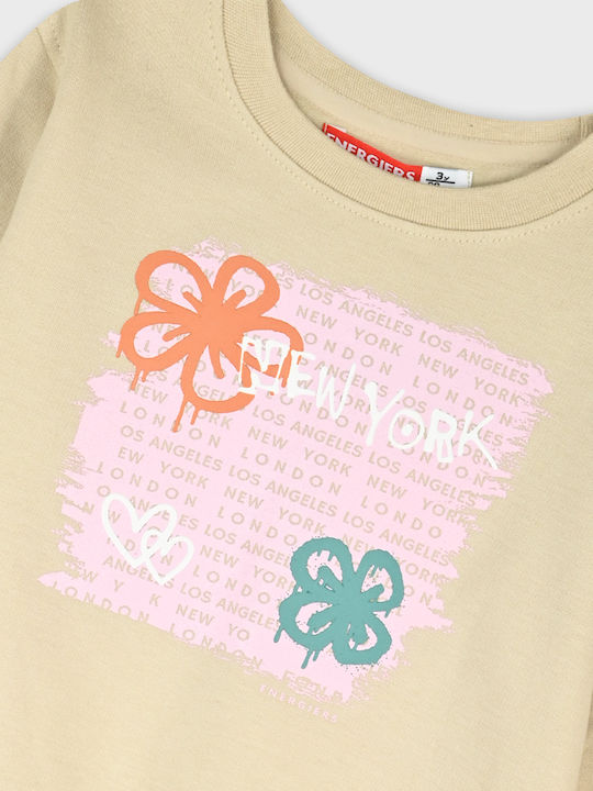 Kinder Trainingsanzug Mit Bluse Camel