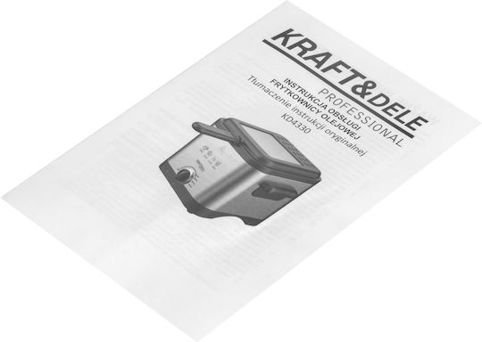 Kraft & Dele KD4330 Фритюрник 1.5lt Сив