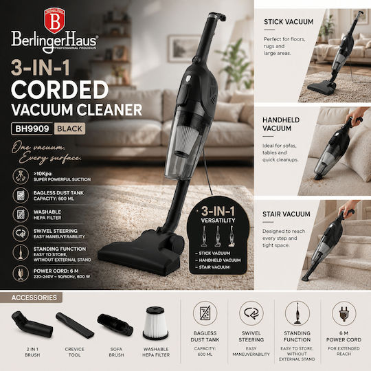 Berlinger Haus Aspirator Stick Electric 600W
