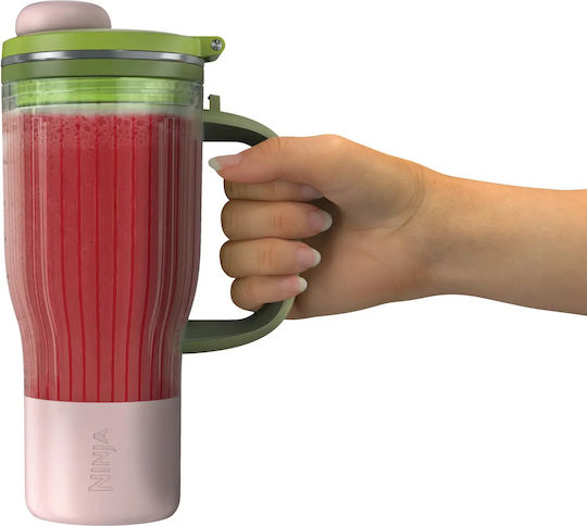 Ninja Blendboss Μπλέντερ με Πλαστική Κανάτα 710 ml 1100W Watermelon Bubblegum