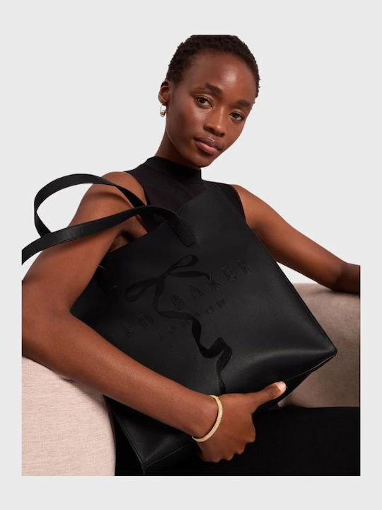 Große Icon Damenhandtasche Schwarz