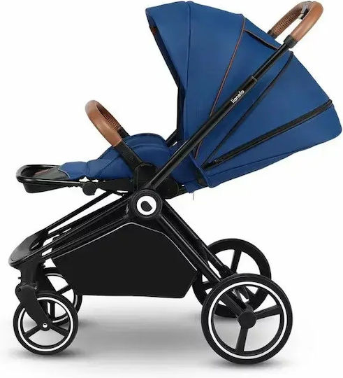 Lionelo Mika Reversible 2 in 1 Baby Stroller Suitable for Newborn Blue