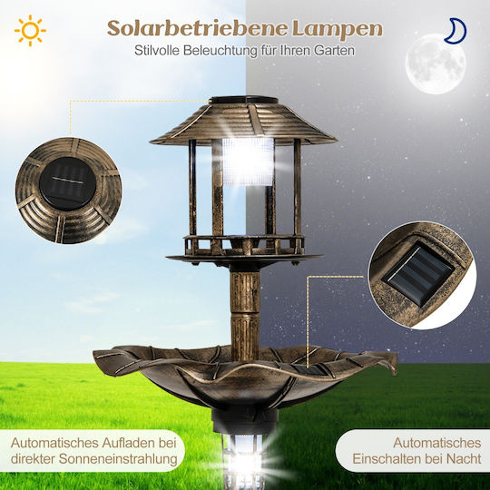 Costway Gartendekorationen Stein Garten Metall PZ10007GU Costway Gartendekorationen Stein Garten Metall PZ10007GU