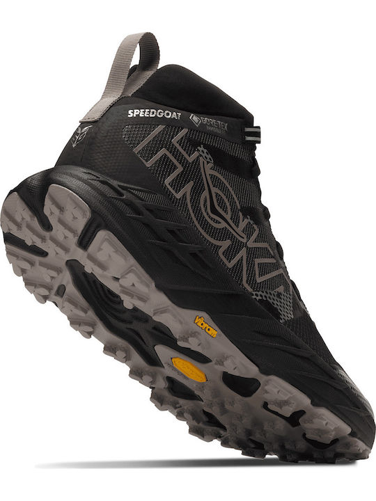 HOKA Men's Hiking Shoes Waterproof with Gore-Tex Membrane Black