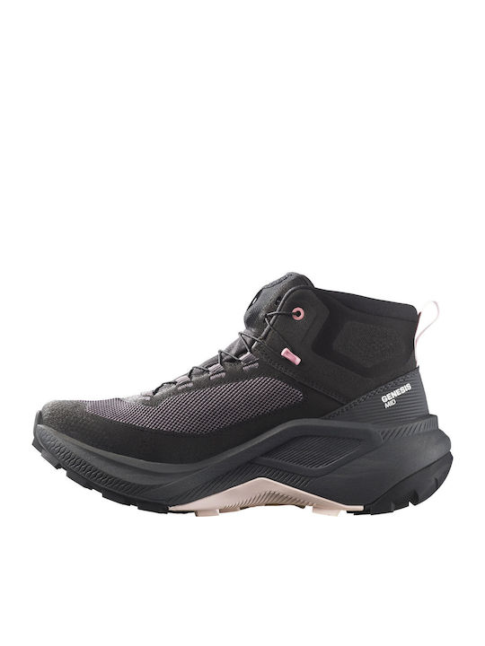 Salomon Ghete de drumeție pentru femei impermeabile cu membrană Gore-Tex negre Salomon Ghete de drumeție pentru femei impermeabile cu membrană Gore-Tex negre