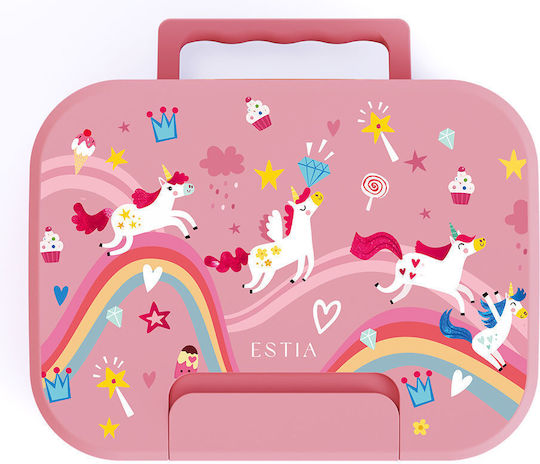 Estia Save The Aegean Πλαστικό Παιδικό Δοχείο Φαγητού 0.75lt Rainbow Dreams