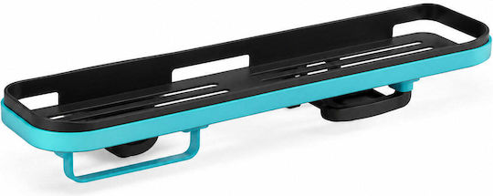 Multifunctional Shower Shelf Black-turquoise