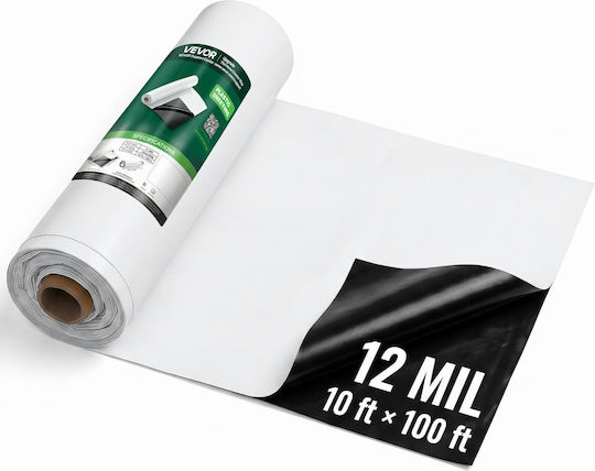Vevor SLM10FT100FTG96M3001V0 Anti-Frost Hood 30.48x3.05m Black