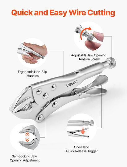 Vevor Curved Pliers Set 127mm 5 Pieces