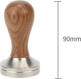 4bars T109 Tamper with Flat Surface 51mm in Brown Colour