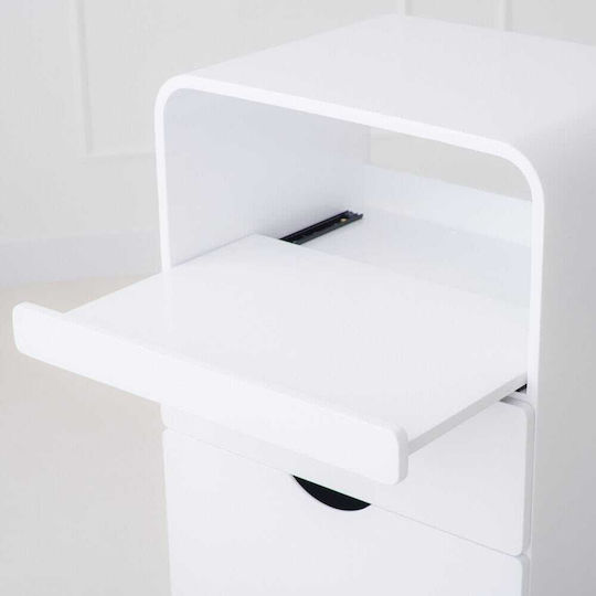 Habys Medical Table on Wheels Nursing with Drawer W55xL40xH87cm T-SS146