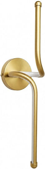 VenCore Modern Wall Lamp with Integrated LED and Adjustable White Light Gold 11x14cm