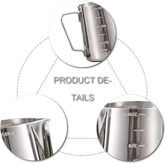 4bars P305 350 Ml Бариста Млекоизстисквачка Inox Индикатор Външно Вътрешно