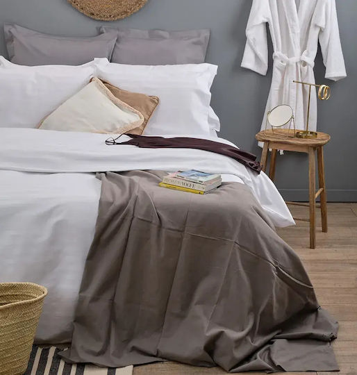 Cokitex Hotel Duvet Cover Polycotton Striped 225x245cm